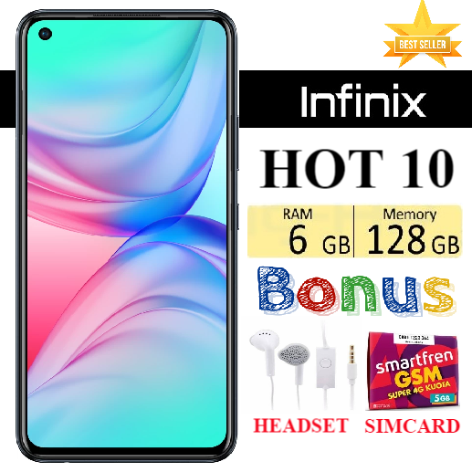 6gb 128gb Infinix Hot 10 With 6gb Ram Phone Hp Infinix Hot 10 Ram