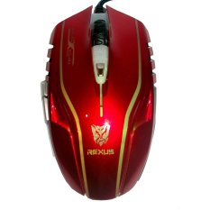 Rexus Mouse Gaming USB RXM-X5 - Merah