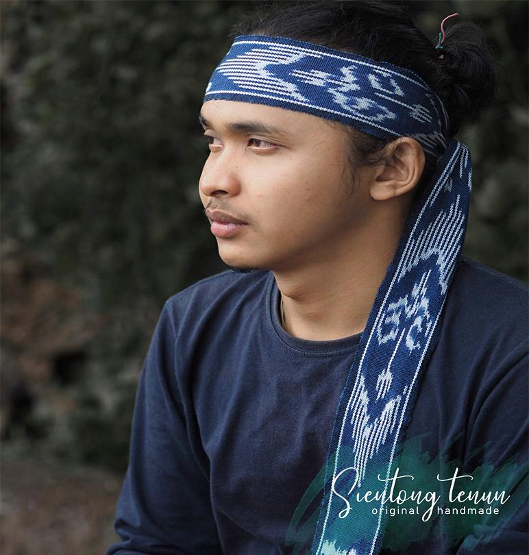 Ikat Kepala Tenun Etnik / Sabuk Aksesoris Wanita/ Syal Tenun Etnik IK119