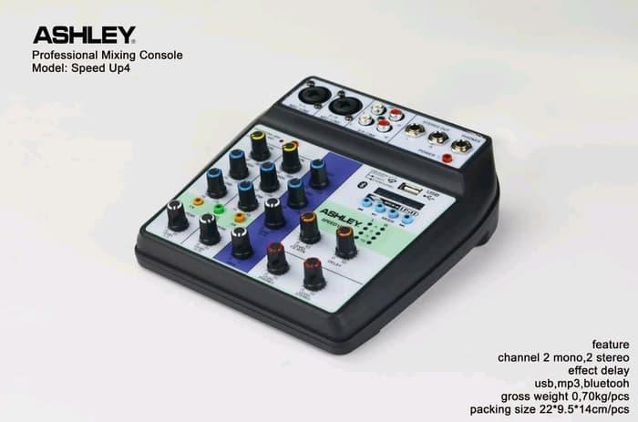 mixer audio mini ashley speed Up4 4 ch usb bluetooth