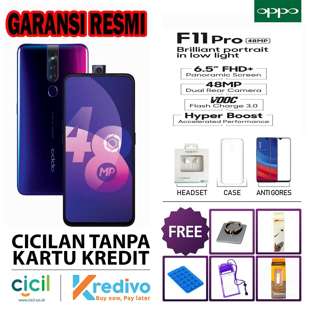 Oppo F11 Pro 6GB 64GB - Garansi Resmi OPPO INDONESIA 1 Tahun - Hitam