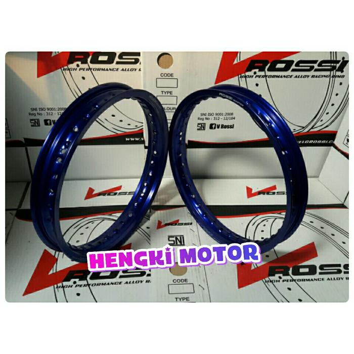 Velg Motor Variasi V Rossi Ring 14 Warna Biru