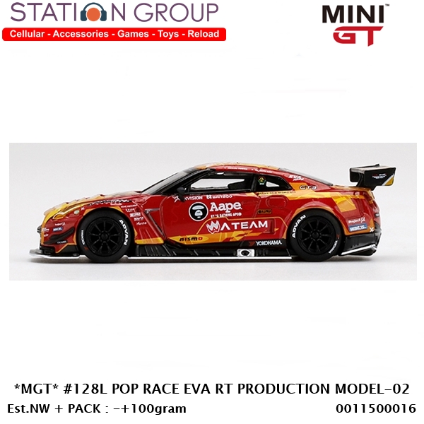 MINI GT #128L POP RACE EVA RT PRODUCTION MODEL-02 1-64 - DIECAST