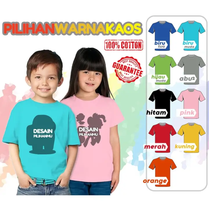 Baju Kaos Anak Dan Dewasa Barbie Couple Free Nama Lazada Indonesia