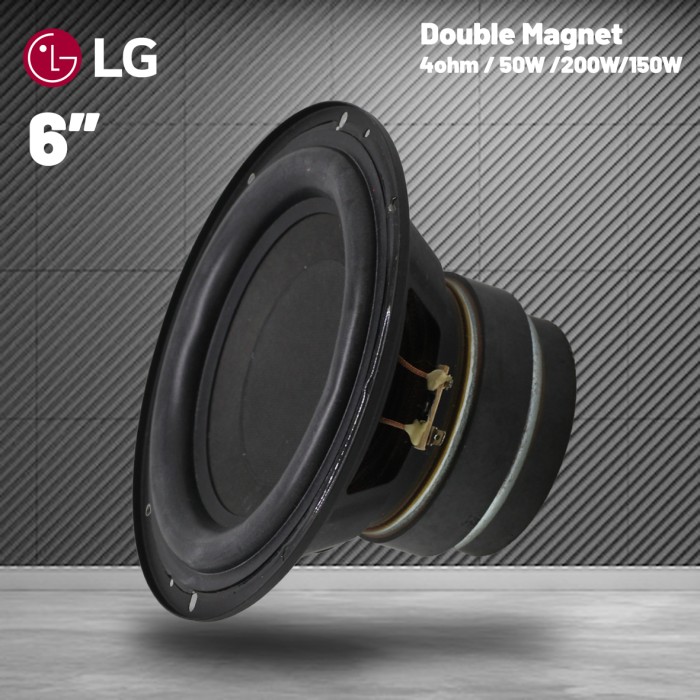 6 inch store double magnet subwoofer