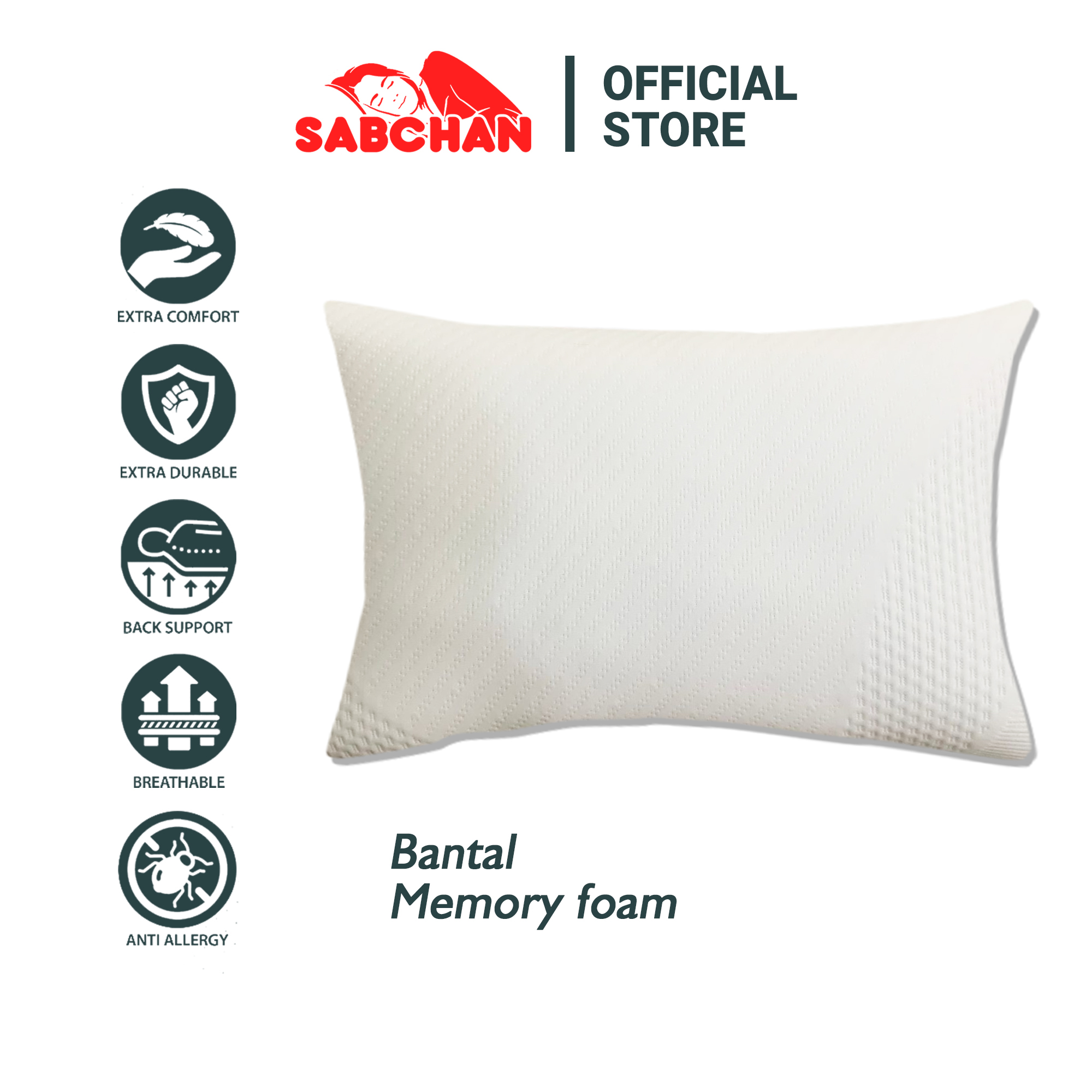 Sabchan Bantal Tidur Hotel Memory Foam Pillow Lazada Indonesia