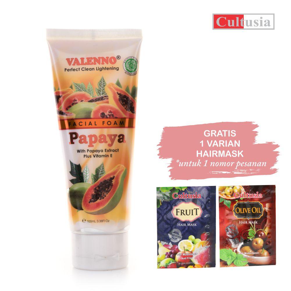 Valenno Facial Foam Papaya 100gr