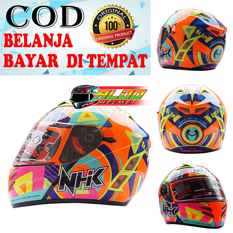 Helm Jpx Helm Nhk Terminator Full Face NHK TERMINATOR MOTIF