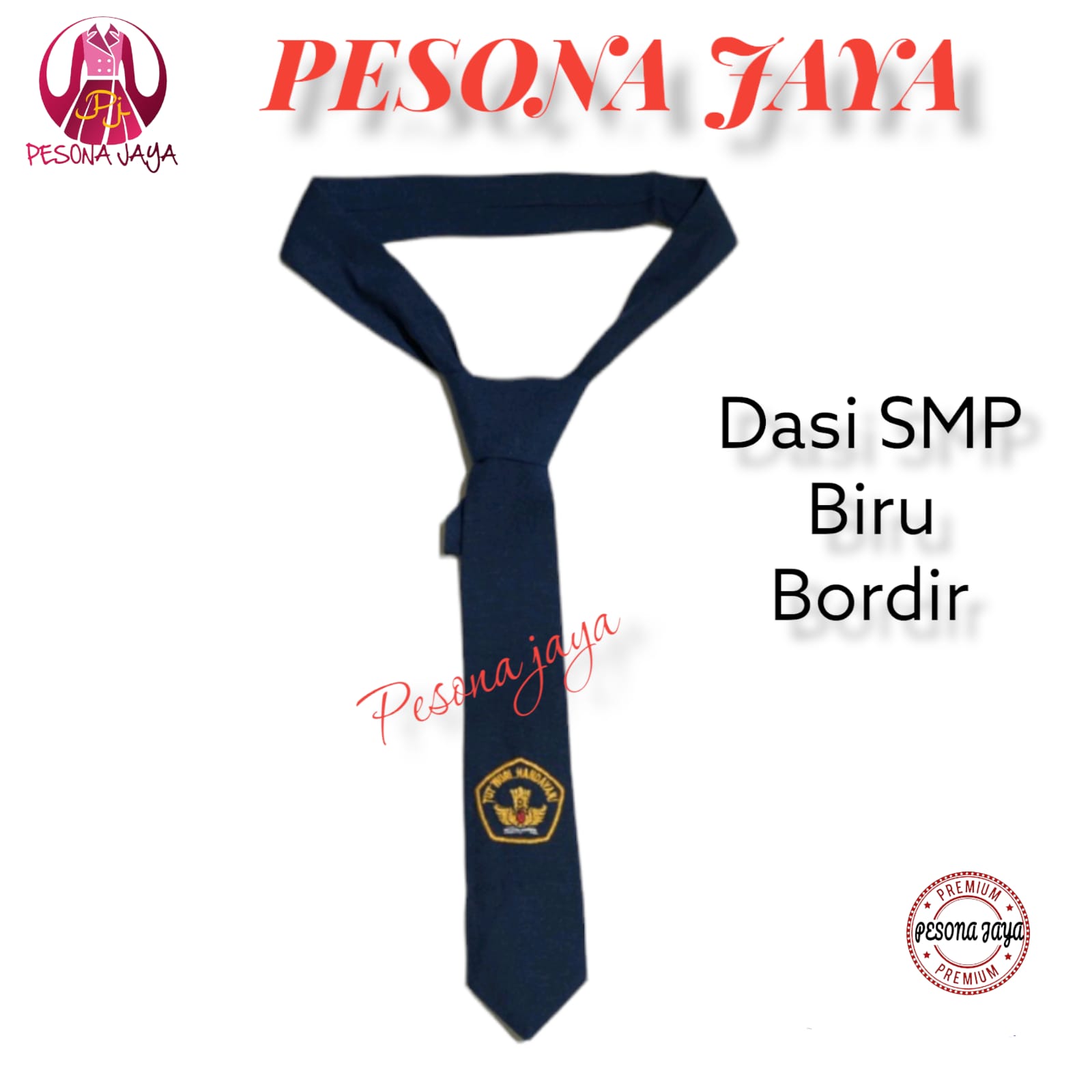 Dasi Sekolah SMP Dasi Panjang SMP Biru | Lazada Indonesia