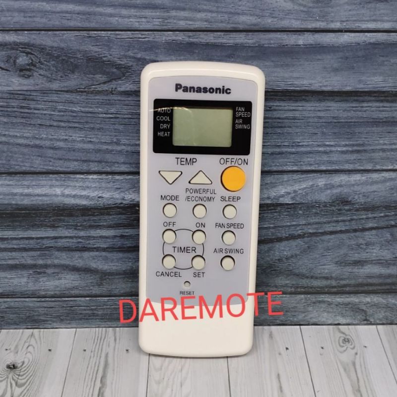 REMOTE REMOT AC PANASONIC NATIONAL ORGANIX TIPE LAWAS SEPERTI ORGINAL