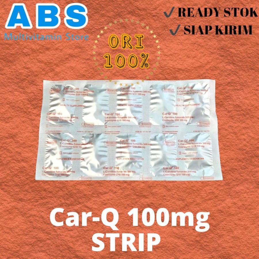 car-q100-strip-isi-10-kaplet-car-q-100-lazada-indonesia