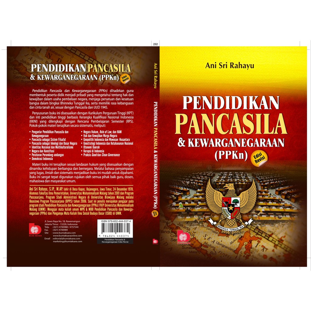 Buku Pendidikan Pancasila Dan Kewarganegaraan Ppkn Edisi Revisi Ani Sri Rahayu Lazada Indonesia 7303