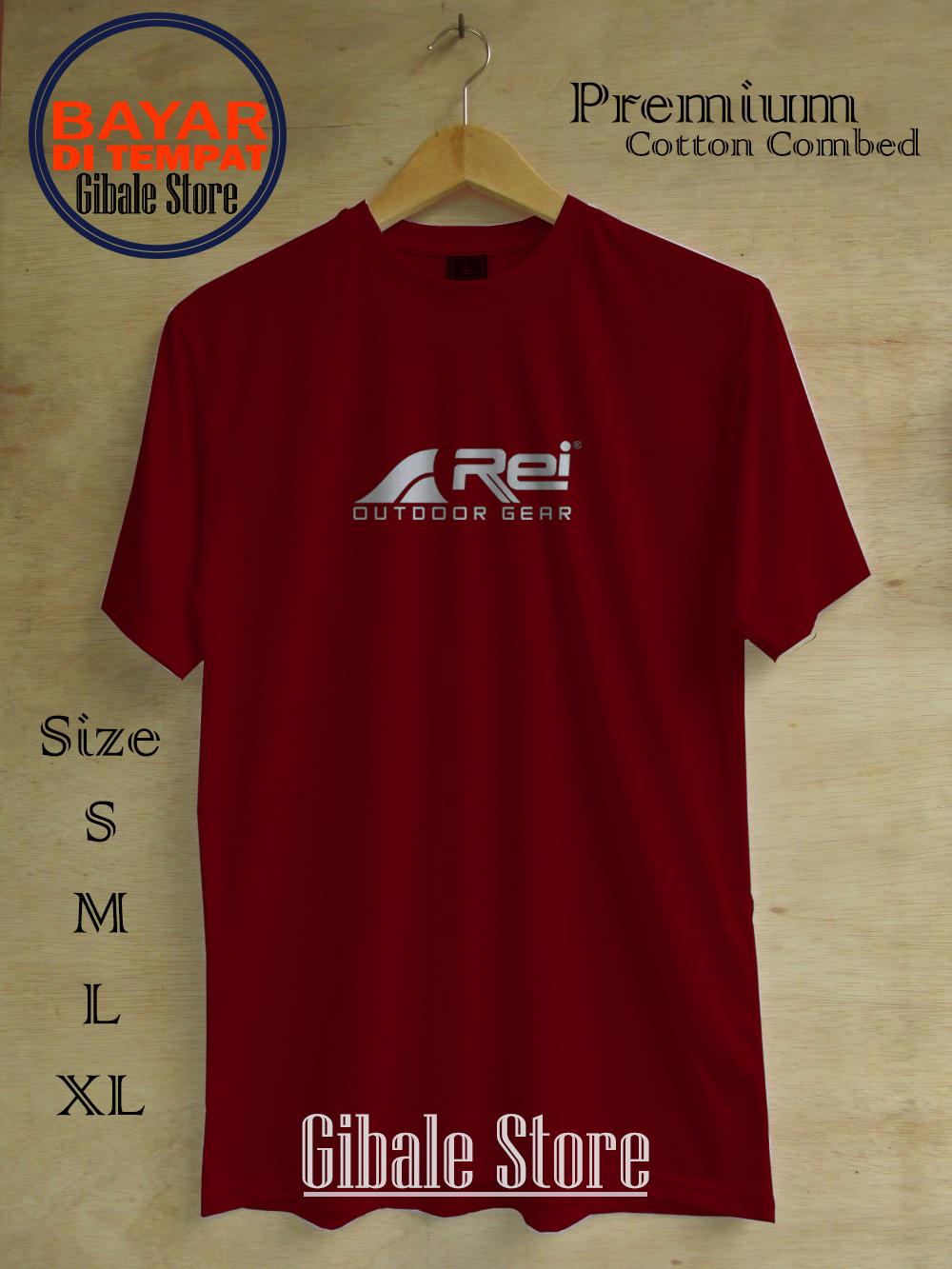 Gibale Store - Kaos Polos / kaos Pria Lengan Pendek - Kaos Keren / Baju Warna Hitam - Biru Dongker - Marun - Putih - Grey / Kaos Rei / Kaos Pendaki / Outdoor Style