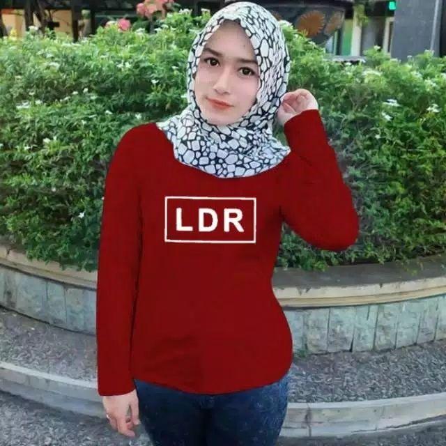 TERBARU!!! RICIS FASHION T-SHIRT/KAOS WANITA TANGAN PANJANG LDR /KAOS BAJU CEWEK MURAH/ATASAN ABG/KAOS OBLONG DISTRO/TUMBLR TEE