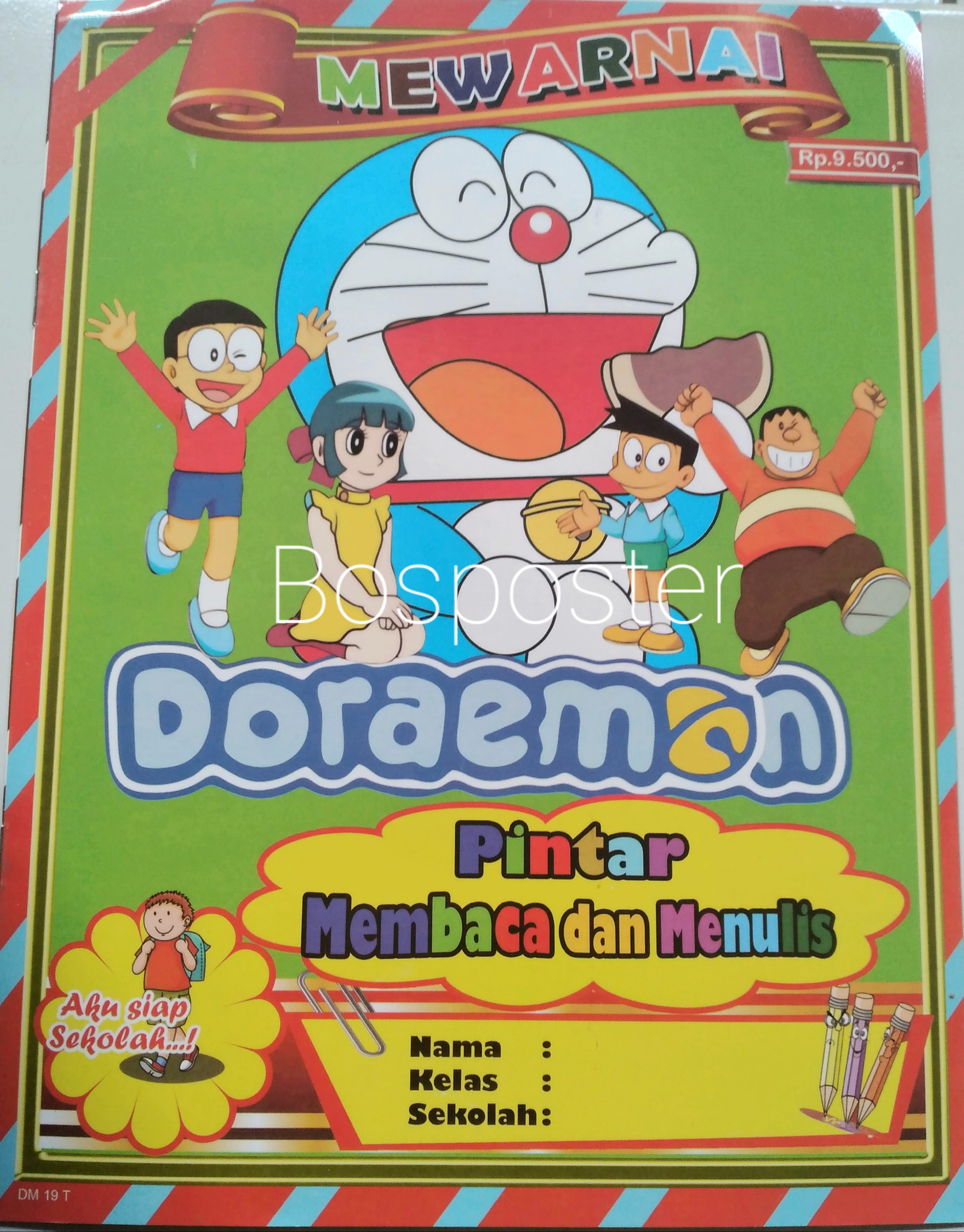 Buku Mewarnai Doraemon : Jual Buku Mewarnai Model Doraemon Kab