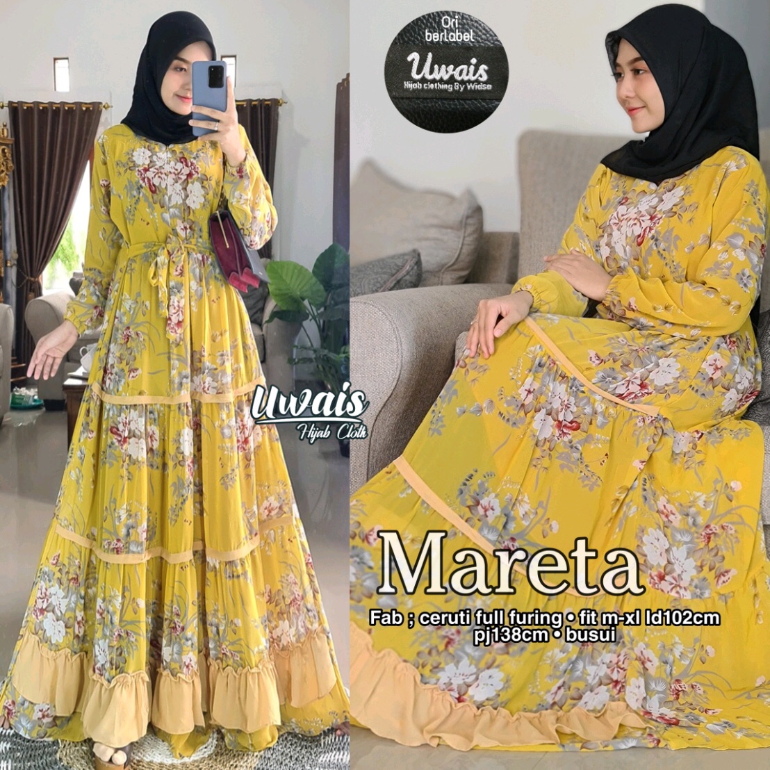 Gamis Maxi Dress Premium Ceruti 