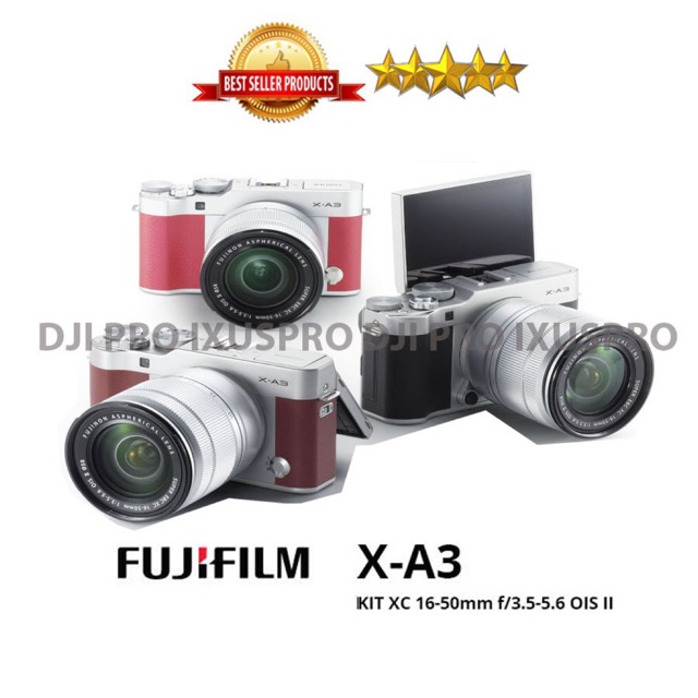 FUJIFILM X-A3 KIT 16-50MM KAMERA MIRRORLESS FUJIFILM XA3