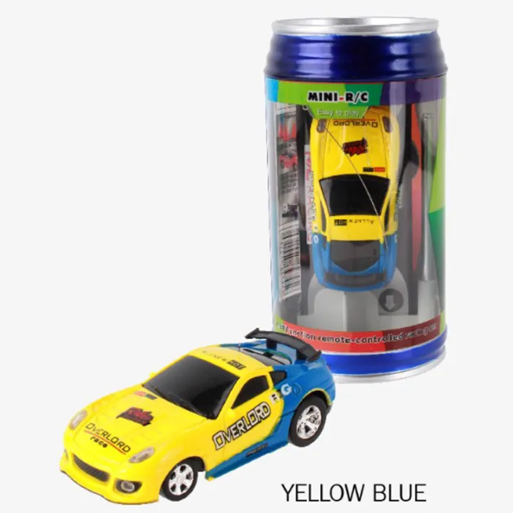mini rc cars in a can