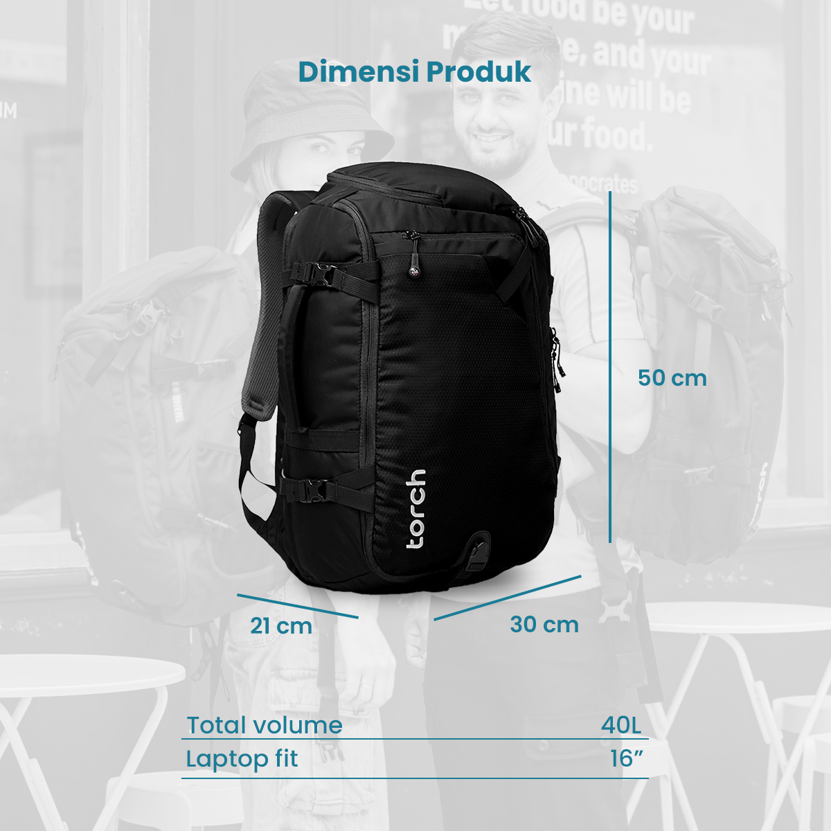 backpack travel 500 organizer 40 l black FORCLAZ 40L & Khaki - Travel - Organizes contents like a suitcase for quick access This backpack is ideal for organizing your belongings when traveling for a few days or weeks in an outdoor environment Forclaz Travel 500 Organizer 40l