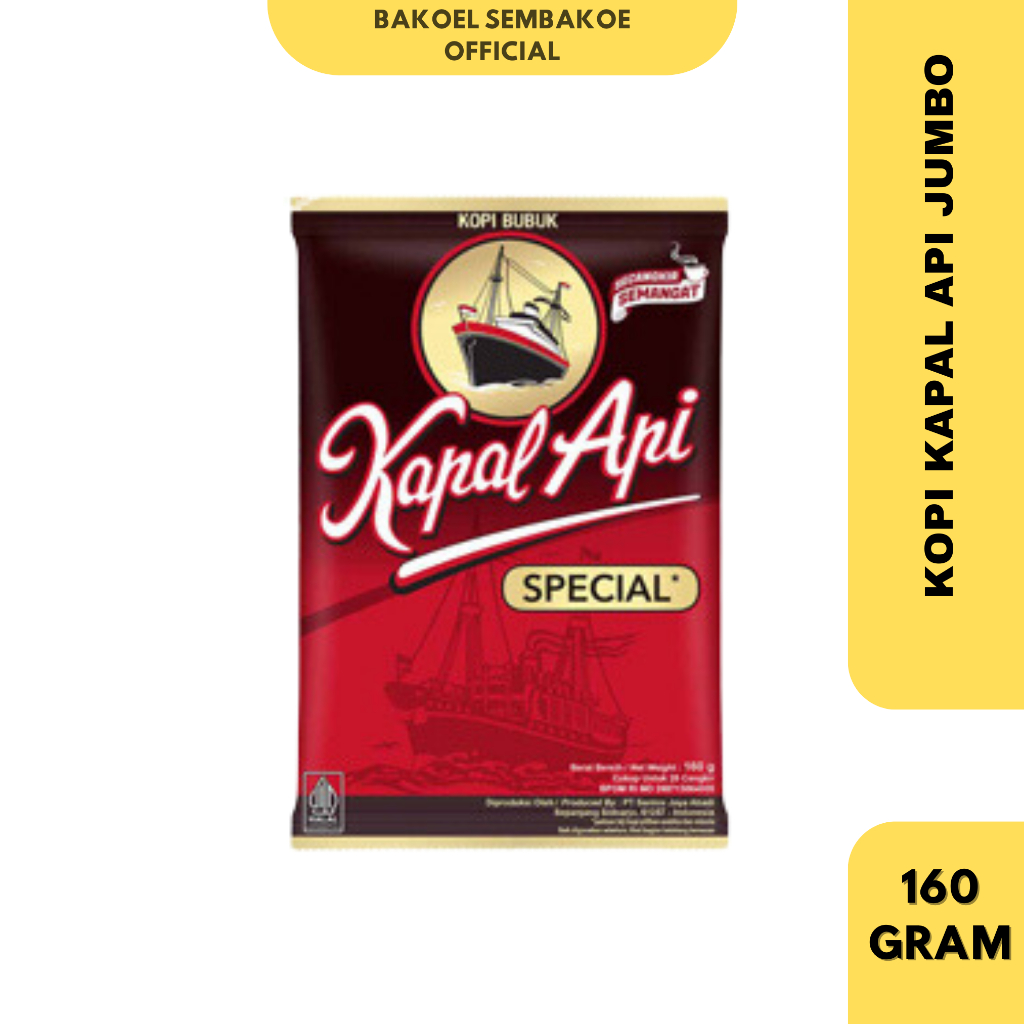 KAPAL API Kopi Jumbo 160gram Lazada Indonesia kapal-api-kopi-jumbo-160gram-lazada-indonesia