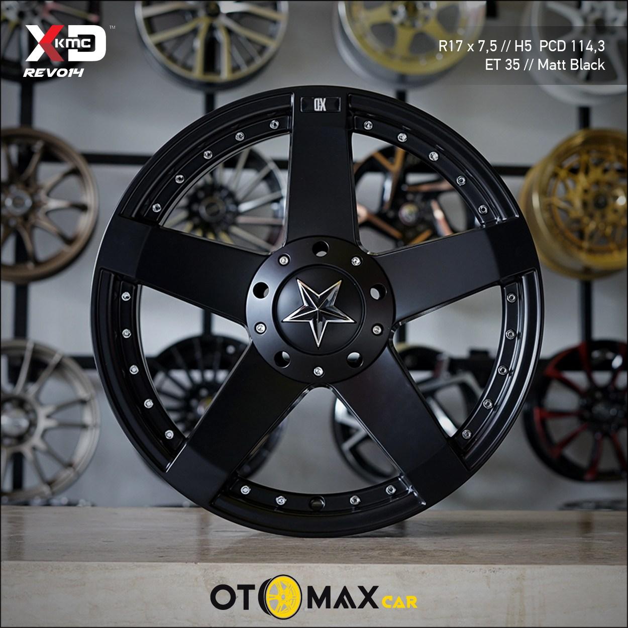 Velg Mobil KMC Rockstar Car REV014 Ring 17 Matt Black