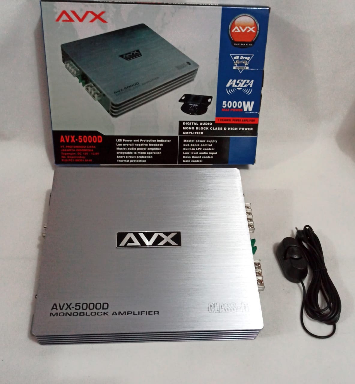 POWER AMPLIFIER MONOBLOK AVX 5000D CLASS D SUPLAY VO | Lazada Indonesia