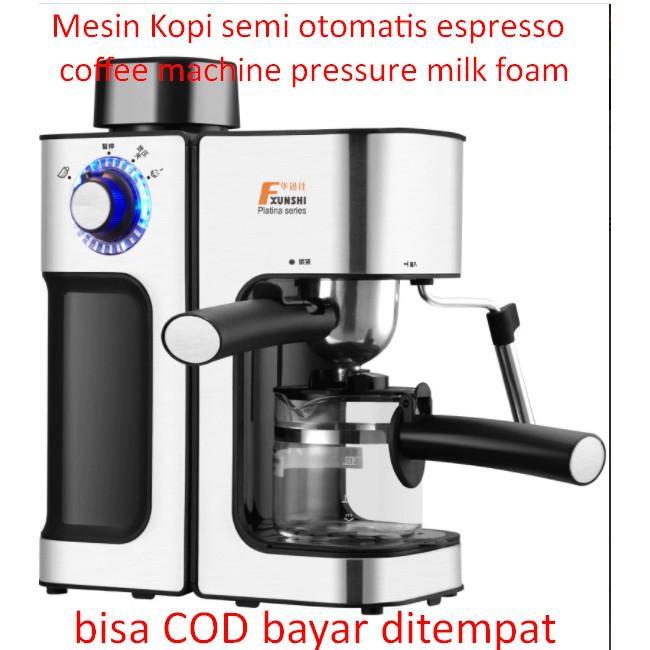 Mesin Kopi semi otomatis espresso coffee machine pressure milk foam