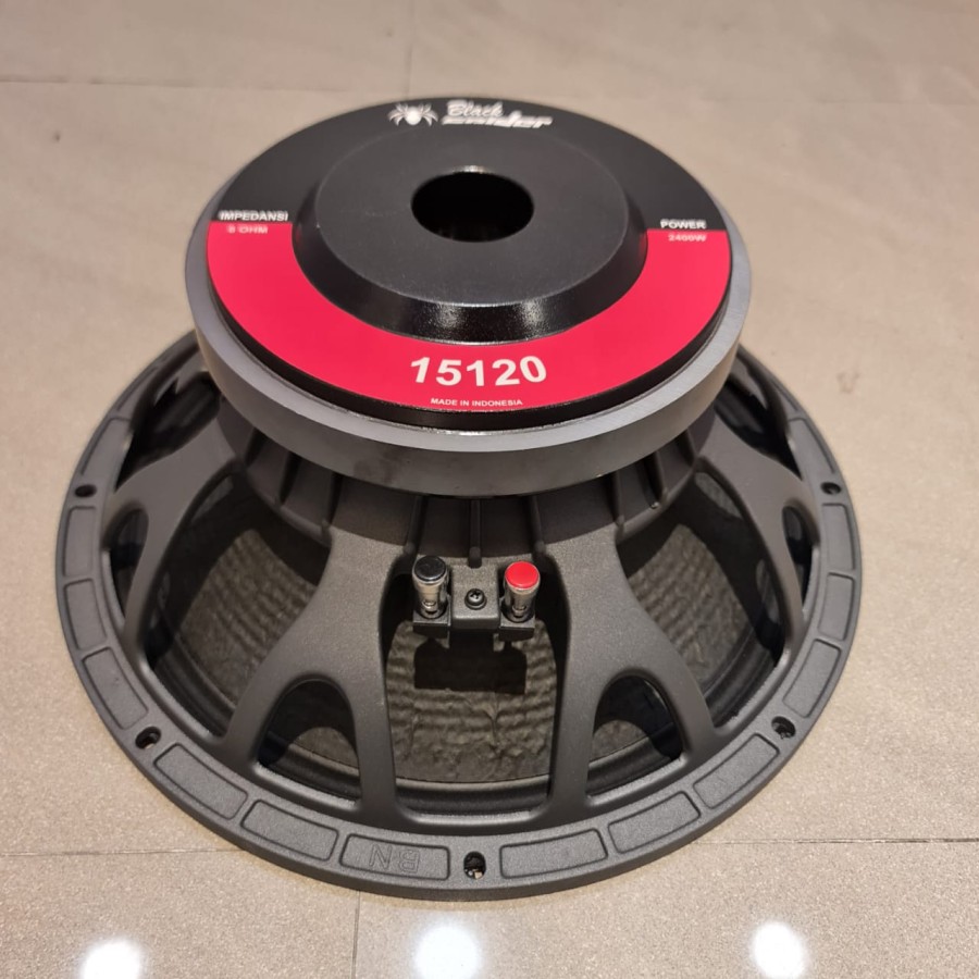 Speaker Komponen BlackSpider 15120 BlackSpider 15 Inch Speaker Mid