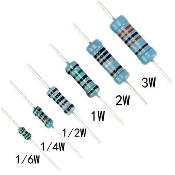 5 Résistances 56 Ohms 1/4 Watt - Film Métallique 1%, Référence R0255