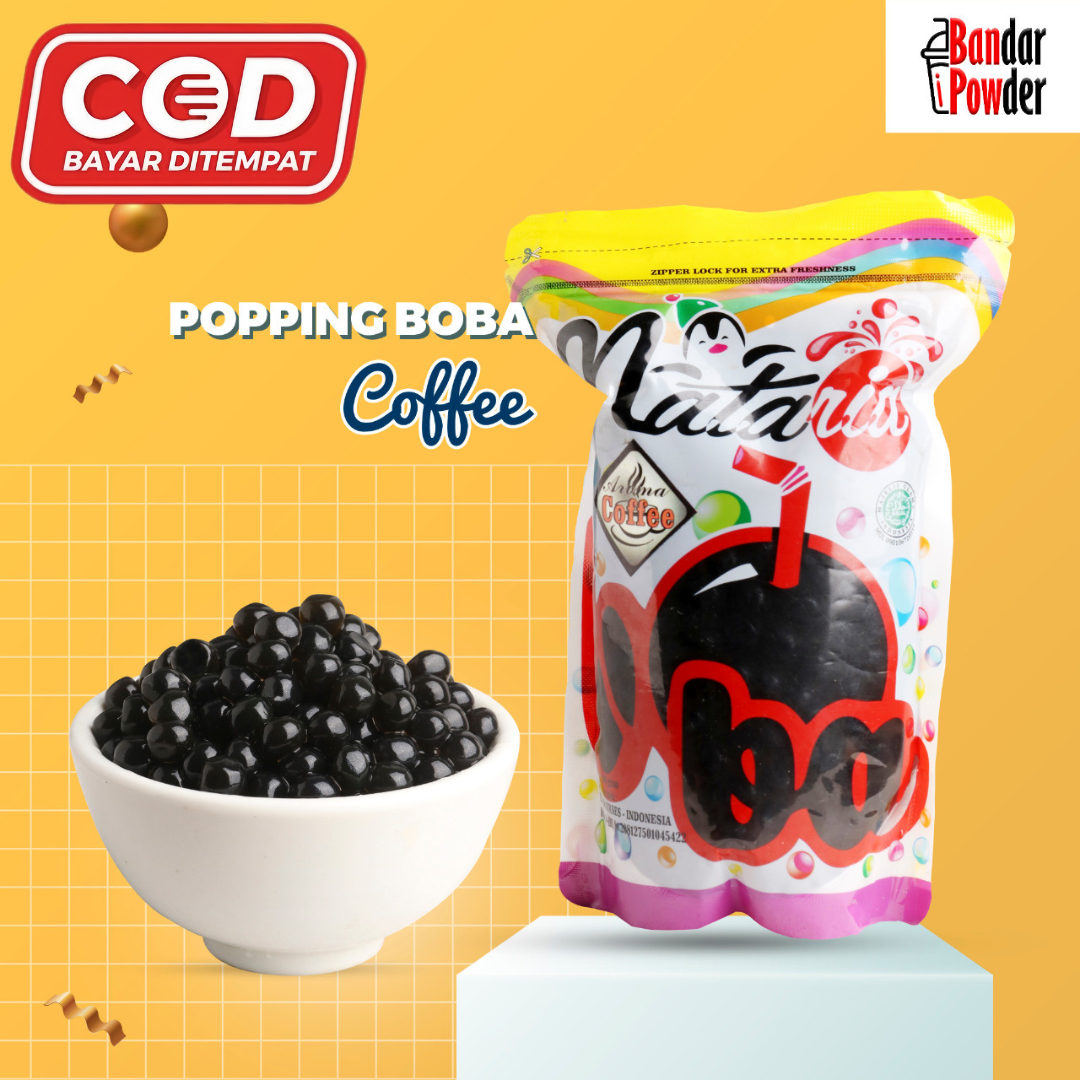 Popping Boba Rasa Coffee 500gr Topping Minuman Kekinian Popping