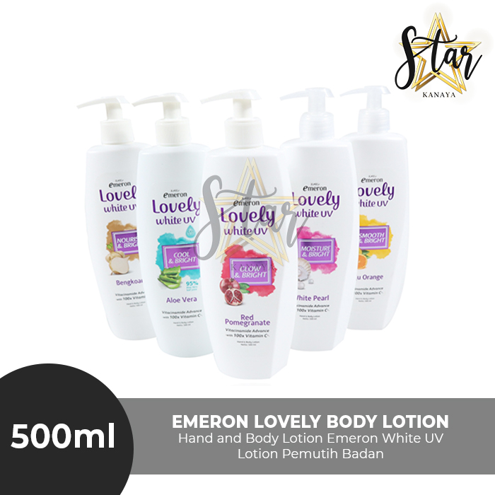 Emeron Body Lotion Lovely White UV ALL VARIAN 500ML /Emeron Lovely