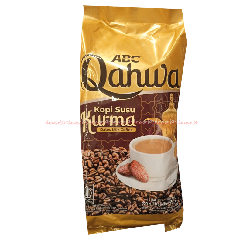 ABC Qahwa 10sachet Kopi Susu Kurma Dates Milk Coffee Kopi Susu | Lazada ...