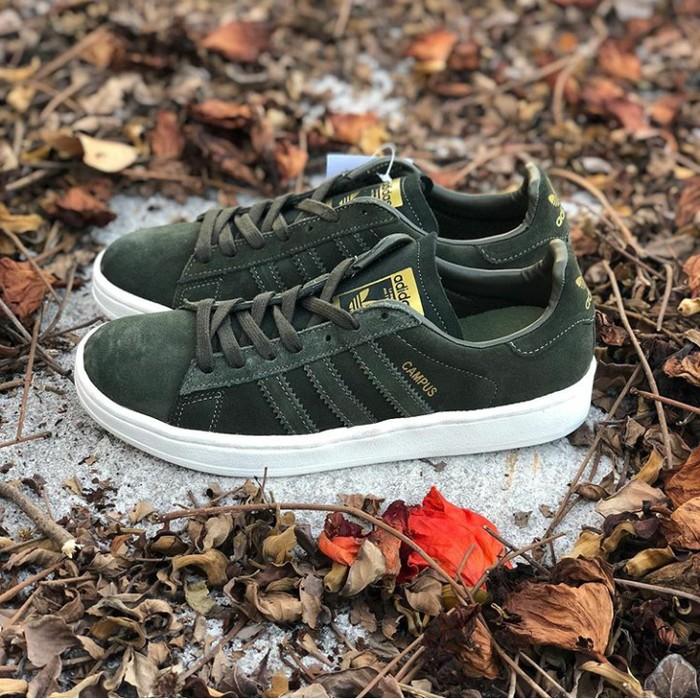 SEPATU ADIDAS CAMPUS PREMIUM TERBARU HIJAU ARMY SEPATU SNEAKERS CASUAL PRIA WANITA KASUAL KETS KULIAH KEREN TERBARU TRENDI