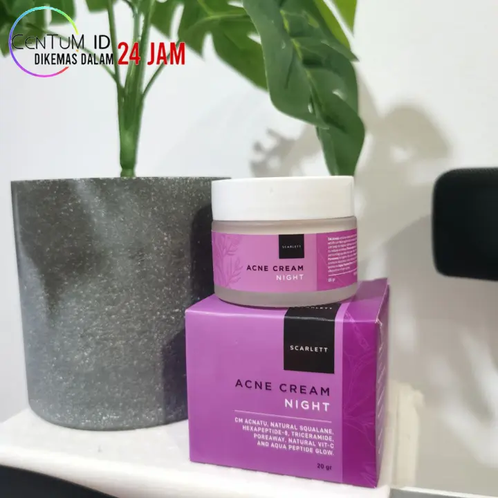 acne night cream scarlet