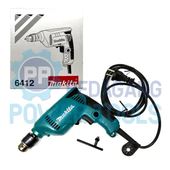 Makita 6412 Mesin Bor Tangan Besi Kayu Bor Listrik 10mm Bolak