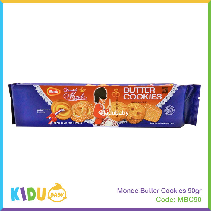 Monde Butter Cookies 90gr Kidu Baby Lazada Indonesia