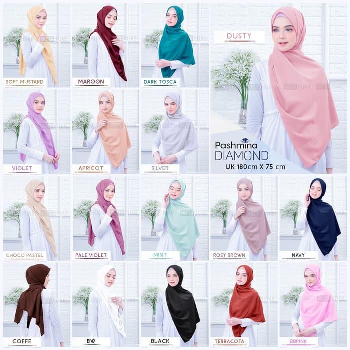 Jual Hijab (Jilbab) Modern Terbaik / Pashmina Arab - Pashmina Bahan Jatuh - Kerudung Pashmina - Hijab Pashmina - Hijab Pasmina - Kerudung Pashmina Pashmina Instant Diamond - Pashmina Diamond