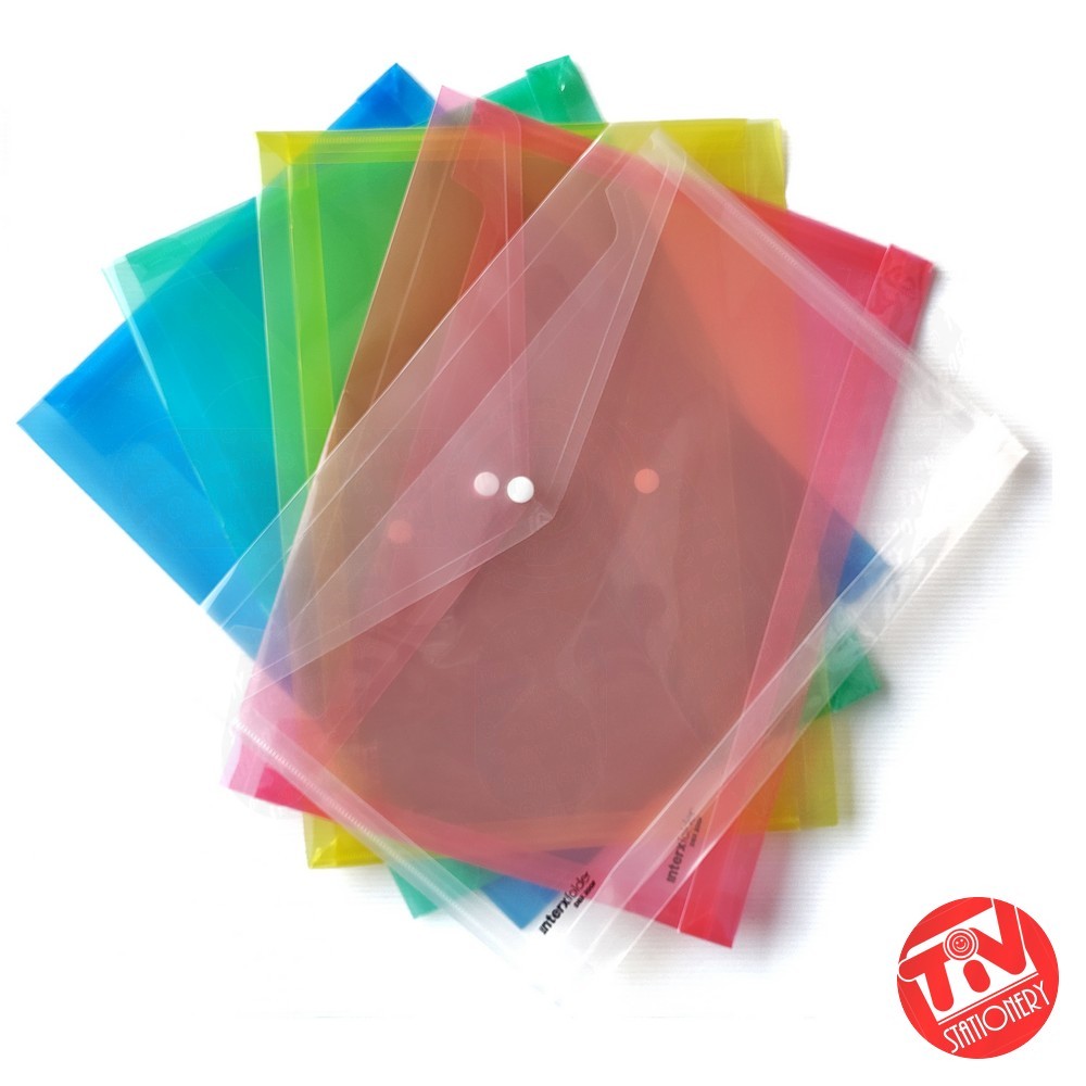 Map Kancing InterX Document Bag w/ Spine 3cm (max 250 lembar) | Lazada ...