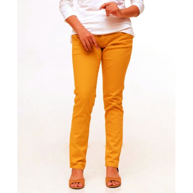 MUSTARD THREE DEE soft jeans celana 