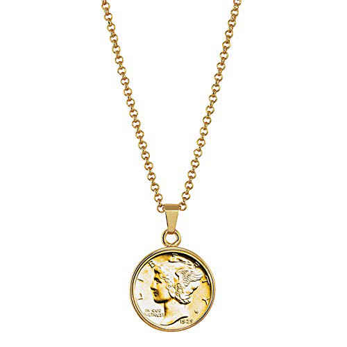 Jual Coin Pendant Necklace Terbaru 