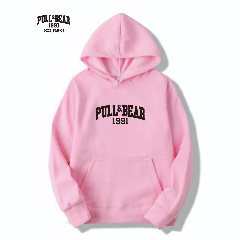 pull and bear hoodie pink