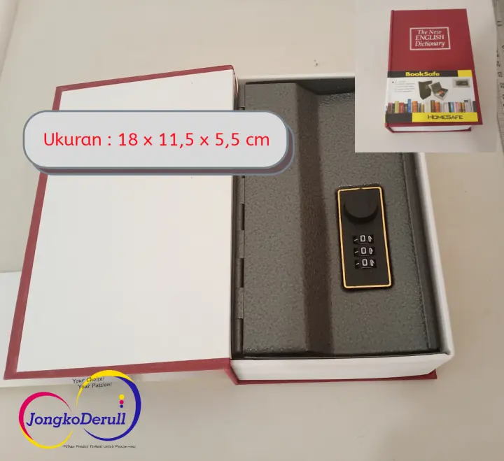 Brankas Book Safe Password Code Kotak Brankas Model Buku Kamus Kode Angka Lazada Indonesia