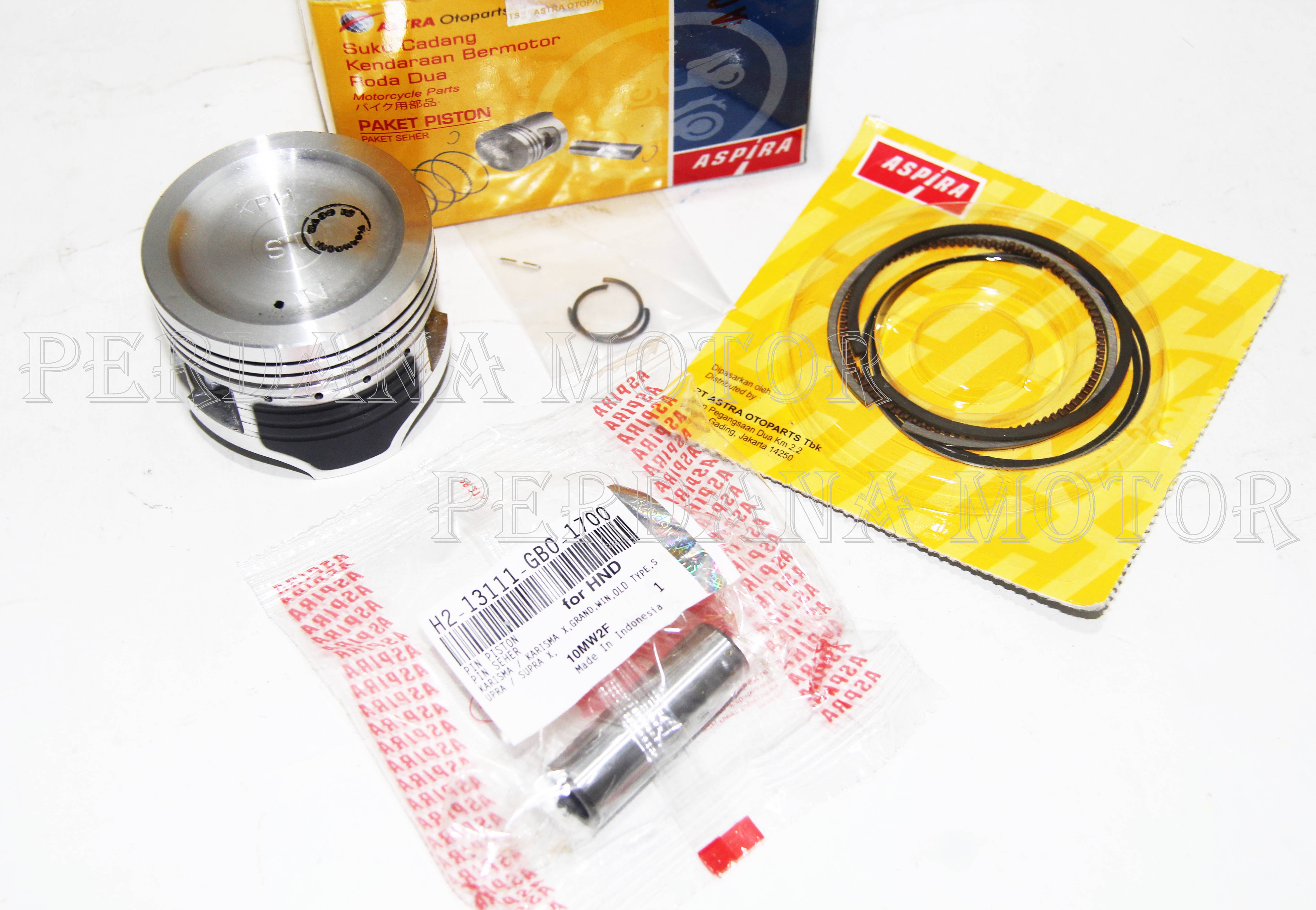 SEHER PISTON KIT SUPRA X 125 LAMA KARISMA OS STD MERK ASPIRA KUALITAS