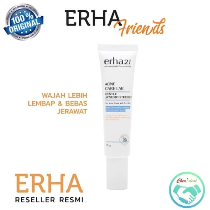 erha21 acne care lab gentle acne moisturizer
