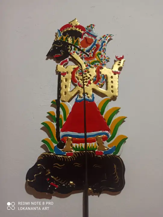 Batara Guru Dewa Siswa Tokoh Wayang Kulit Wayang Bahan Duplek Lazada Indonesia