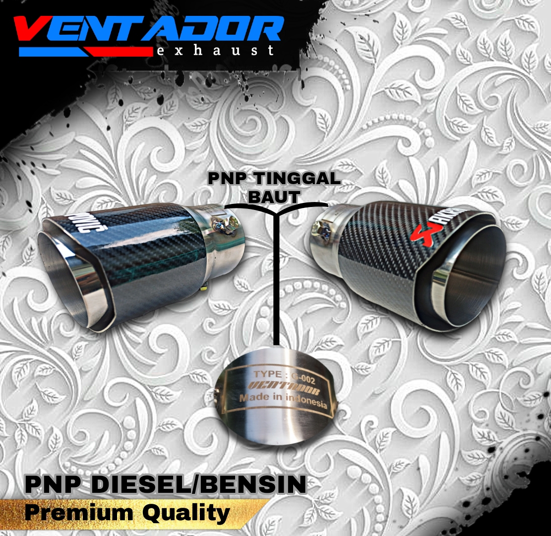 Tailpipe muffler cutter ujung kenalpot mobil brio alya calya agya mobilio yaris avanza swift