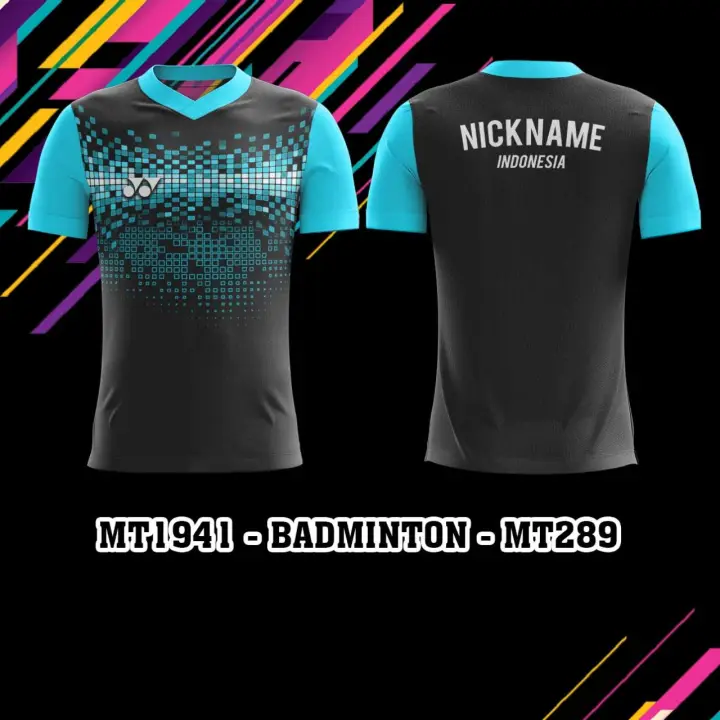 custom baju badminton