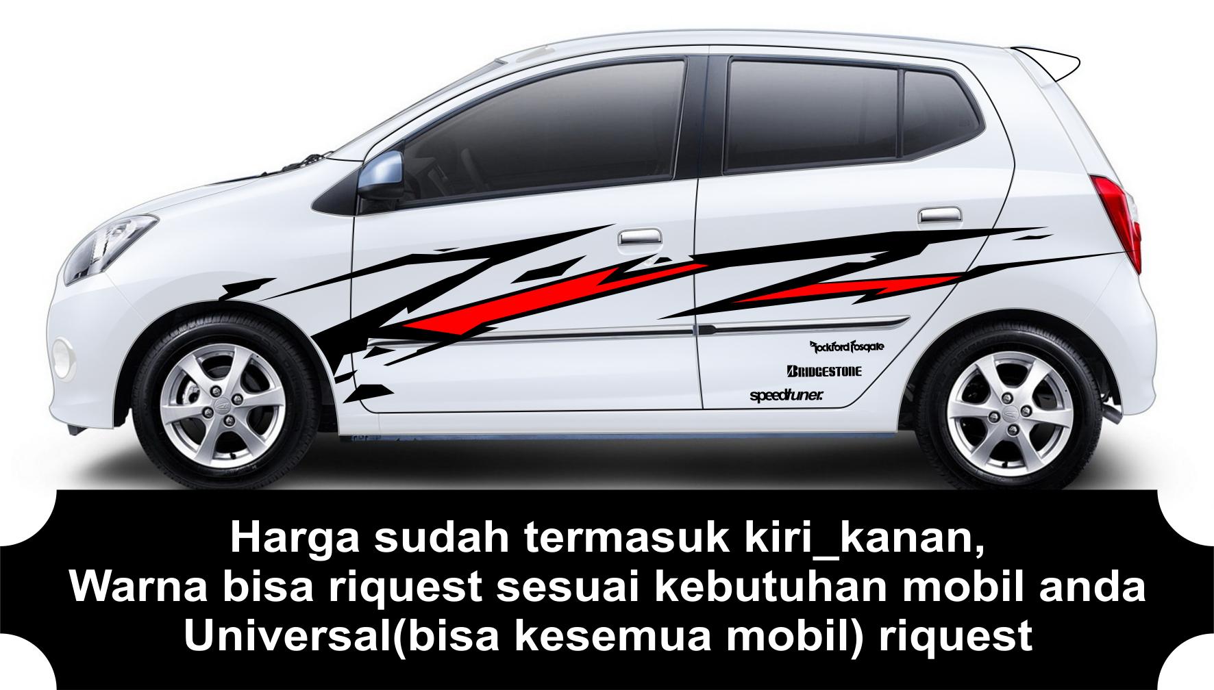 Stiker Termurah Stiker Mobil Cutting Sticker Striping Lis Samping Agya Sport Compatible All Car Lazada Indonesia