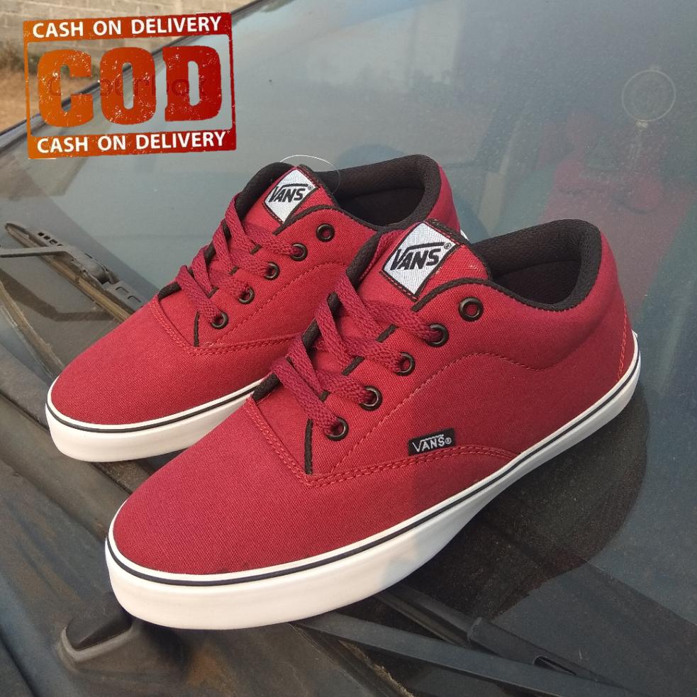 SEPATU VANS_ERA MAROON CASUAL SNEAKERS SEPATU KETS
