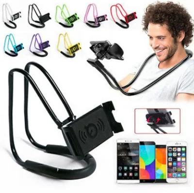 Lazypod Leher dan Pinggang Lazy pod Holder HP Lazy Hanging Neck Cell Stand